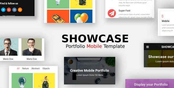 22799 Showcase v1.0 - Portfolio Mobile Template 