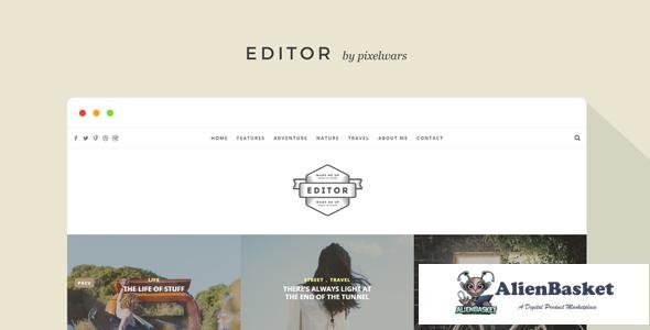 12012 Editor v1.5.2 - A WordPress Theme for Bloggers 