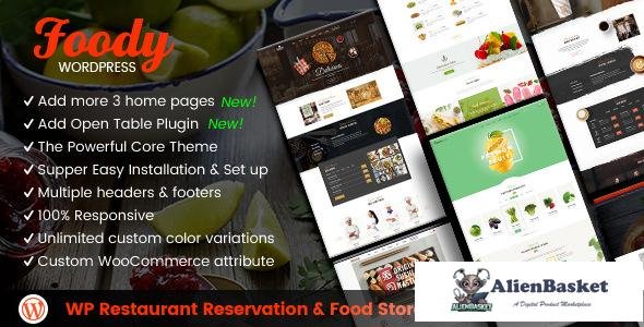 13074 Foody v1.5.0 - Restaurant Reservation & Food Store Theme 