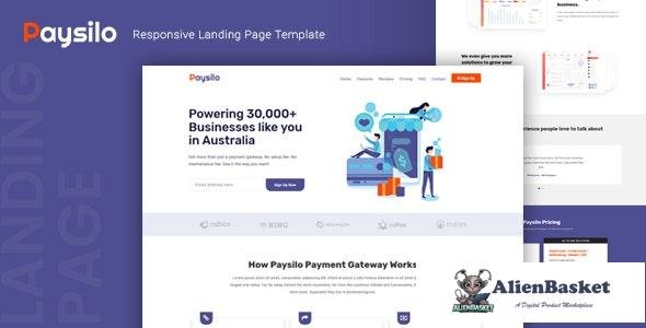 25024 Paysilo v1.0 - Responsive Landing Page Template 