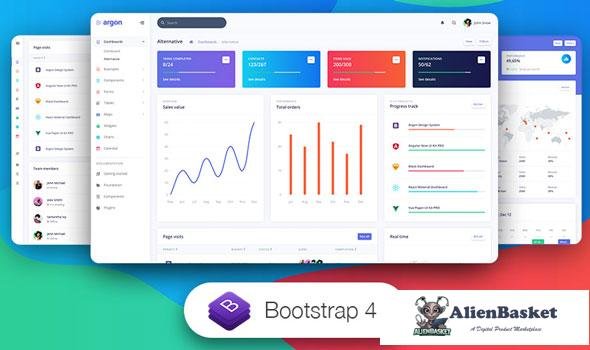 17215 Argon Dashboard PRO v1.1.1 - Premium Bootstrap 4 Admin Template 