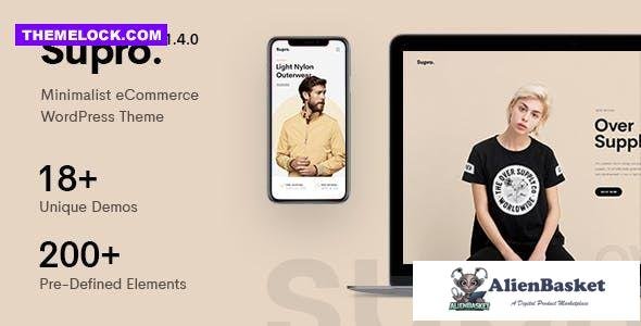 21071 Supro v1.5.4 - Minimalist AJAX WooCommerce WordPress Theme 