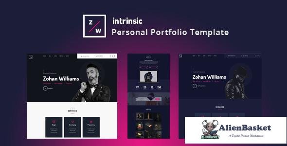 12766 Intrinsic - Creative Personal Portfolio HTML5 Template 