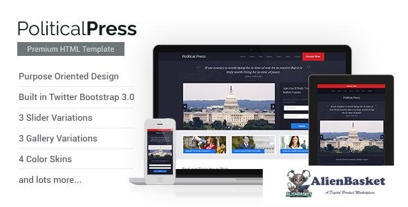 11090 Political Press - HTML Template 