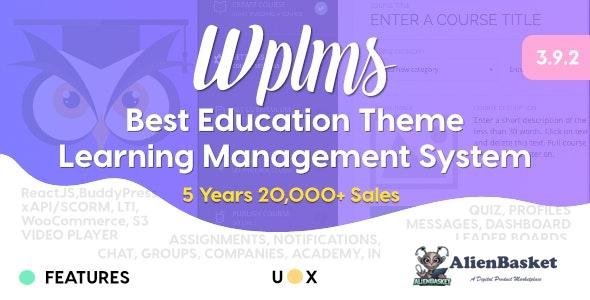 16355 WPLMS v3.9.5 - Learning Management System for WordPress 