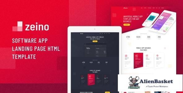 16631 Zeino v1.0 - Software App Landing Page HTML Template 