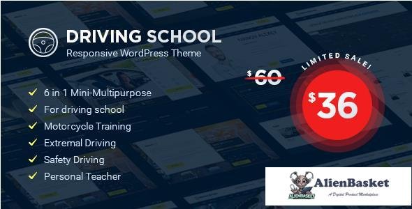 16034 Driving School v1.4.0 - WordPress Theme 