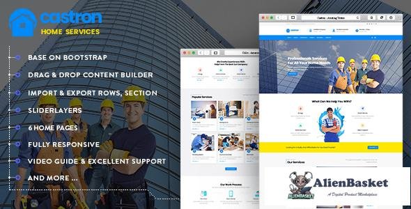 11869 Castron - Home Maintenance, Repair and Improvement Services Drupal 8.6 Theme 