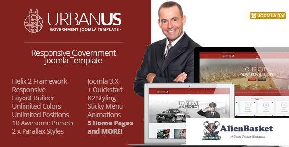 11845 Urbanus - Responsive Government Joomla Template 