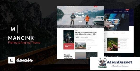 25009 Mancink v1.0 - Fishing & Angling WordPress Theme 