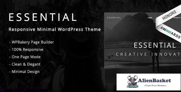 21087 Essential v1.2.5 - Responsive Minimal WordPress Theme 