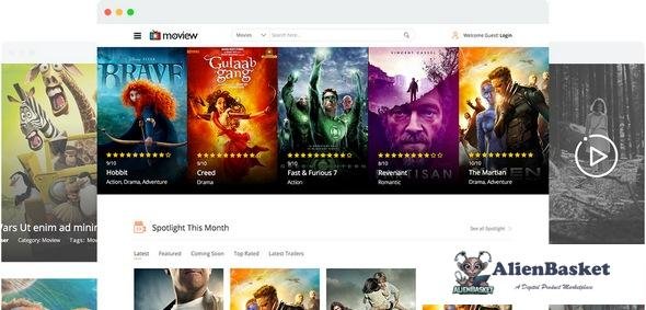 10307 Moview v2.1 - Joomshaper Movie Database & Review Joomla Template 