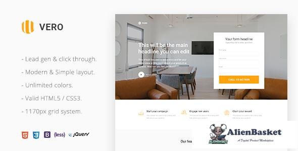 10819 Vero v2.0 - Marketing Landing Page Html Template 