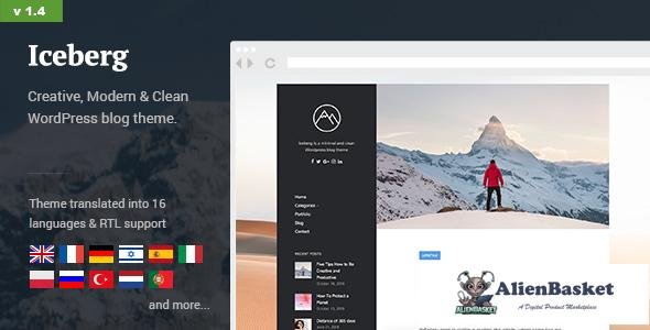 11442 Iceberg v1.4 - Simple & Minimal Personal Content-focused 