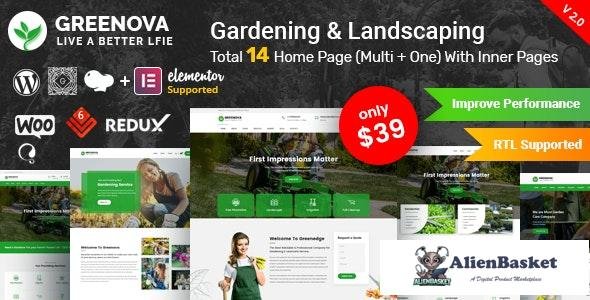 44156 Greenova v2.3.5 - Gardening & Landscaping WordPress Theme 