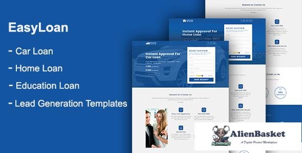 12694 EasyLoan - Loan Company Website Templates 