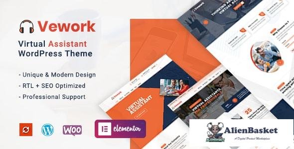 27608 Vework v1.0.3 - Virtual Assistant WordPress Theme 