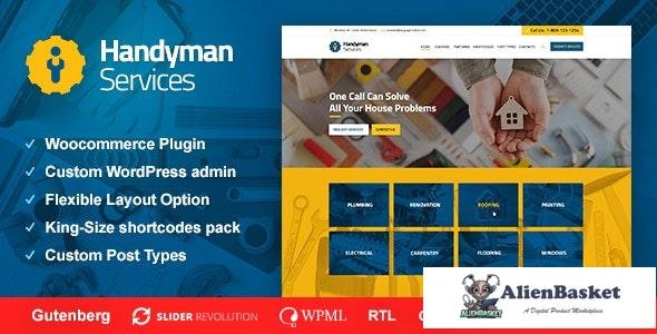 16215 Handyman Services v1.0.8 - Construction & Renovation WordPress Theme 