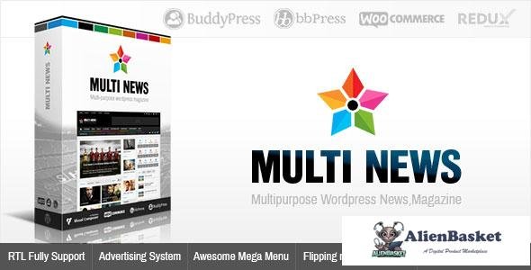 25205 Multinews v2.8 - Multi-purpose Wordpress News, Magazine 