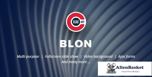 20817 Blon v1.0 - Personal Portfolio Template 