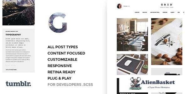 19163 Grid v3.0.2 - Responsive Portfolio - Tumblr Theme 