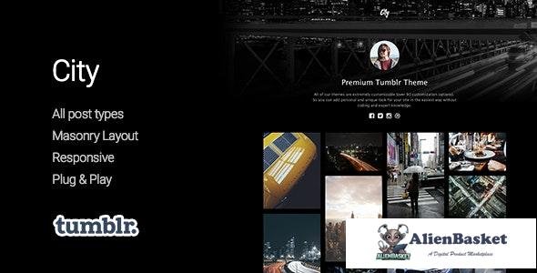 19522 City v1.0 - High Quality Portfolio Tumblr Theme 