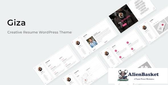 23035 Giza v1.0.0 - Creative Resume WordPress Theme 