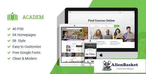 14153 Academ - Multiconcept College & Education PSD Template 