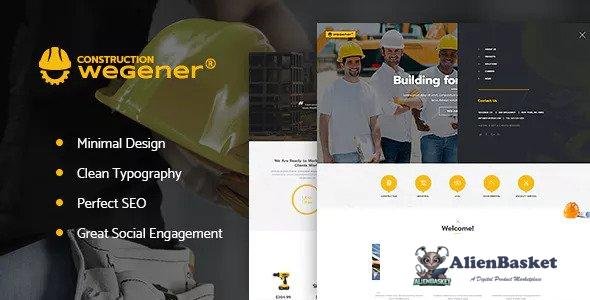 13458 Wegener v1.1 - Construction & Engineering WordPress Theme 