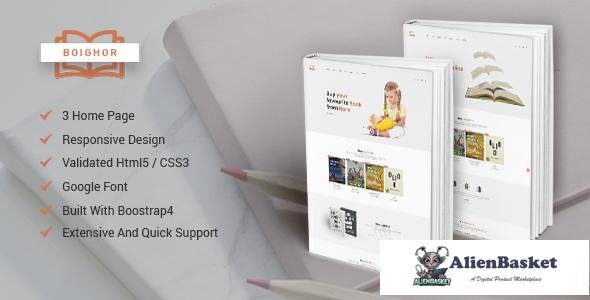 15381 Boighor - Books Library eCommerce Store 