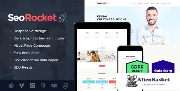 17361 Seo Rocket v1.3 - Advertising & Marketing WordPress Theme 