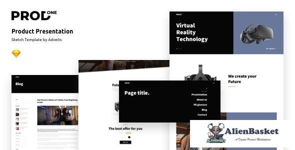 25102 Prodone v1.0 - Product Presentation Sketch Template 