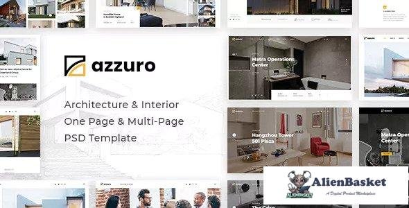 13713 Azzuro - Architecture & Interior PSD Template 