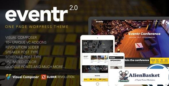 27252 Eventr v2.4 - One Page Event WordPress Theme 