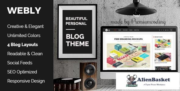 12103 Webly v1.4 - WordPress Blog Theme 