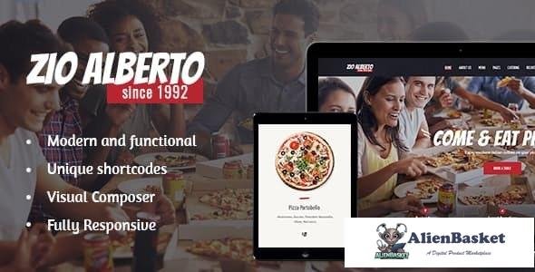 17495 Zio Alberto v1.2.2 - Pizza Restaurant, Cafe & Bistro WordPress Theme 