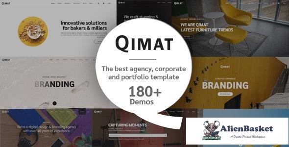 17639 QIMAT v1.0 - Creative Agency, Corporate and Portfolio Multi-purpose Template 