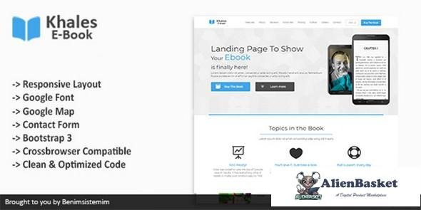 10980 Khales EBook - Responsive Book Landing Page 