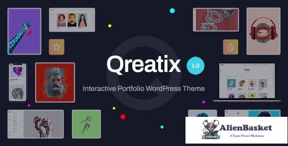 27423 Qreatix v1.0 - Interactive Portfolio WordPress Theme 