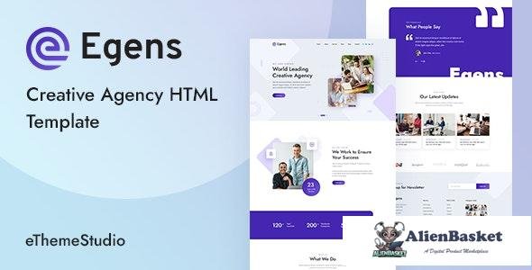 31460 Egens v1.0 - Creative Agency HTML Template 