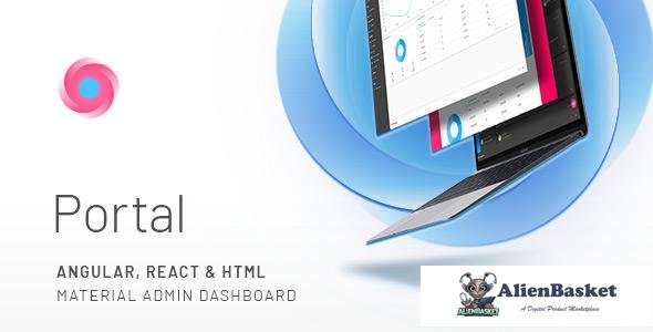 10612 Portal - Angular, React & HTML Material Admin Template 