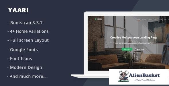 17439 Yaari v1.0 - Responsive Landing page Template 