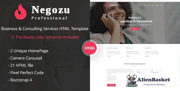 11974 Negozu - Business and Consulting Services HTML Template 