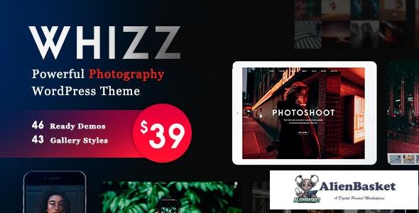 10132 Whizz v1.3.9.16 - Photography WordPress for Photography 