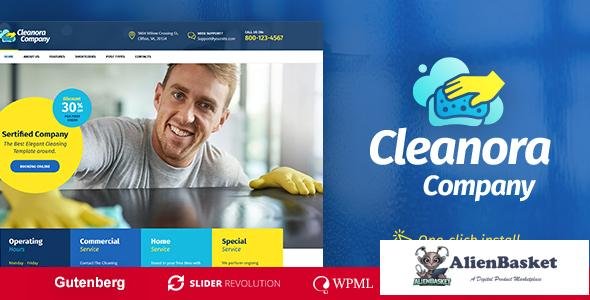 12721 Cleanora v1.0.0 - Cleaning Services Theme 