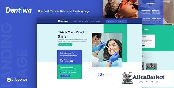 25986 Dentiwa v1.0 - Dentist & Medical Unbounce Landing Page Template 