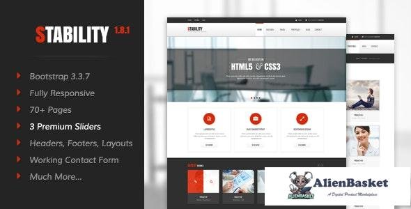 27203 Stability v1.8.1 - Responsive HTML5/CSS3 Template 