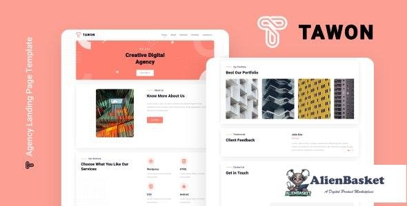 22895 Tawon v1.0 - Agency Landing Page Template 