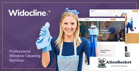 13189 Widocline - Professional Window Cleaning Services PSD Template 