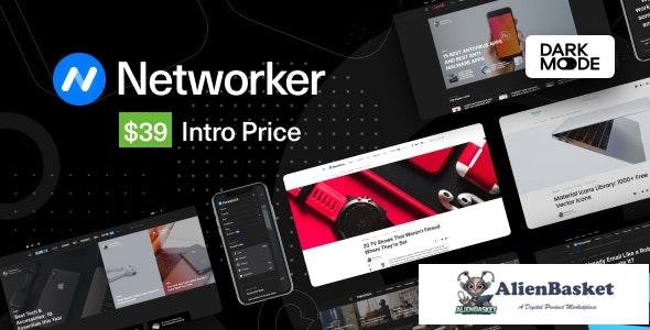 23572 Networker v1.0.2 - Tech News WordPress Theme with Dark Mode 